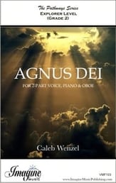 Agnus Dei SA choral sheet music cover